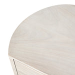 Lunas Executive Desk Bleached Guanacaste Rounded Shape 224198-003