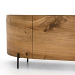 Four Hands Lunas Media Console Gold Guanacaste Angled Left View