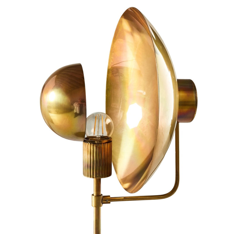 Four Hands Lund Table Lamp Burnt Brass Reflection Dome