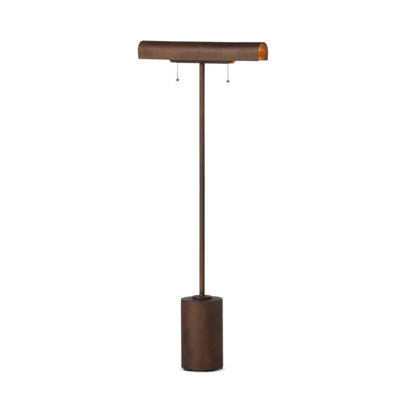 Luther Floor Lamp Rust Angled View 241978-002