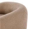 Four Hands Lyla Chair Sheepskin Camel Curved Backrest