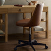 Lyka Desk Chair Sonoma Chestnut Staged View Four Hands