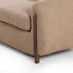 Lyla Sofa Sheepskin Camel Base and Leg Detail Four Hands