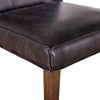 Home Trends & Design Madison Dining Chair Black Leather Seating