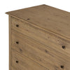 Maggie 6 Drawer Dresser Aged Smoked Oak Resawn Oak Top 246648-003