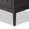 Maggie 6 Drawer Dresser Smoked Black Oak Veneer Legs 246648-002