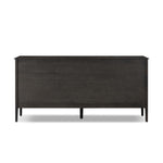 Maggie 6 Drawer Dresser Smoked Black Oak Veneer Back View 246648-002