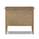 Four Hands Maggie Nightstand Aged Smoked Oak Resawn Back View