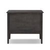 Four Hands Maggie Nightstand Smoked Black Oak Veneer Back View