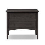 Maggie Nightstand Smoked Black Oak Veneer Front Facing View 246654-002