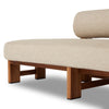 Malta Outdoor Chaise Solid FSC-Certified Teak Base 233625-001