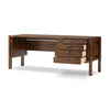 Four Hands Marcela Desk Natural Morado Veneer Open Drawers