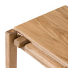 Marcia End Table Natural Reclaimed French Oak Top Left Corner Detail 242149-001