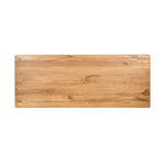 Marcon Dining Table Natural Reclaimed French Oak Top View Four Hands