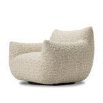 Margot Swivel Chair Solema Cream Angled View 240670-001