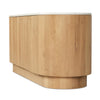 Mariah Sideboard Light Blonde Oak Angled View 230204-004