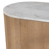 Mariah Sideboard Light Blonde Oak Marble Tabletop 230204-004