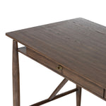 Markia Desk Aged Oak Veneer Drawers Four Hands