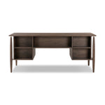 Four Hands Markia Executive Desk Aged Oak Veneer Back View