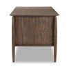 Markia Executive Desk Aged Oak Veneer Side View 236894-001