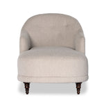 Four Hands Marnie Chaise Lounge Knoll Sand Front Facing View