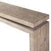 Four Hands Matthes Large Console Table Weathered Wheat Top View