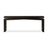 Matthes Oak Console Table Smoked Black Veneer Front Facing View 107936-011