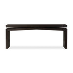 Matthes Oak Console Table Smoked Black Veneer Front Facing View 107936-011