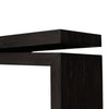 Four Hands Matthes Oak Console Table Smoked Black Veneer Tabletop Thickness