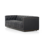 Four Hands Maxx 86" Sofa Heirloom Black Angled View