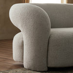 Mazie Sofa Crete Pebble Staged View Armrest 241283-002