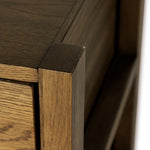 Four Hands Meadow 6 Drawer Dresser Tawny Oak Top Right Corner Detail