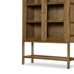 Four Hands Meadow Cabinet Tawny Oak Lower Leg View