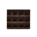 Mercantile Shop Store Cabinet Aged Brown Front Facing View 242088-001