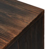 Mercantile Shop Store Cabinet Aged Brown Top Edge Detail 242088-001