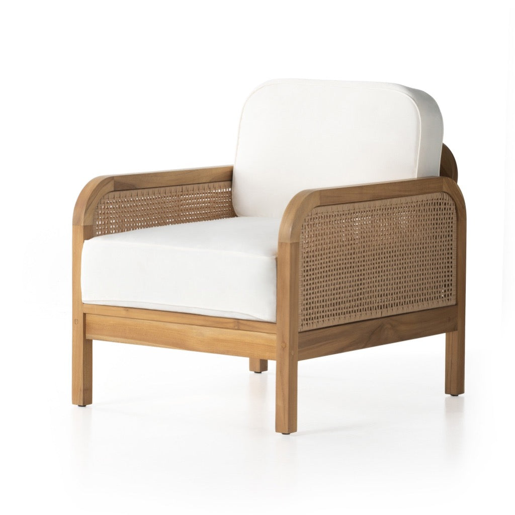 Merit Outdoor Chair Venao Ivory Angled View 229395-001