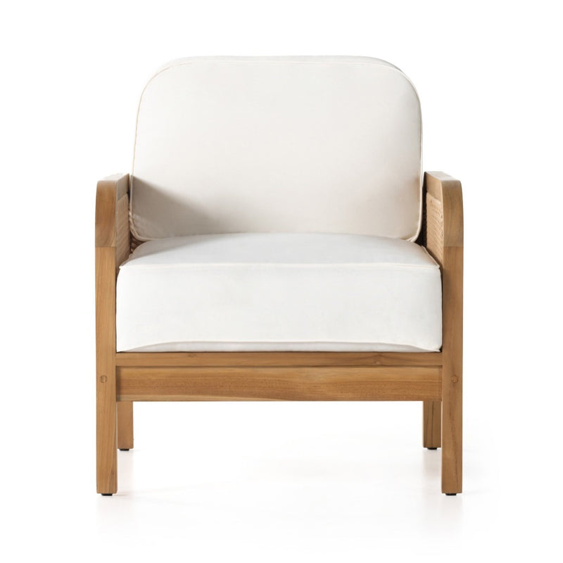 Four Hands Merit Outdoor Chair Venao Ivory Front Facing View