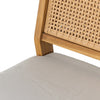 Merit Outdoor Dining Chair Rattan Woven Panel Backrest Four Hands