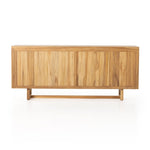 Merit Outdoor Sideboard Natural Teak-FSC Back View 229414-001