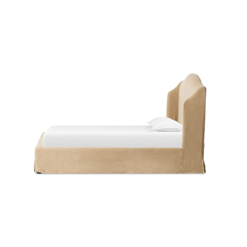 Meryl Slipcover Queen Bed Side View 238122-002