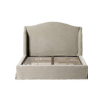 Meryl Slipcover Bed Broadway Stone Front Facing View 238122-003