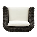 Messina Outdoor Chair Chunky Charcoal Woven Top View 233663-003