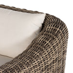 Messina Outdoor Chaise Lounge Chunky Sand Woven Armrest 233662-002