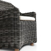 Messina Outdoor Dining Armchair Chunky Charcoal Woven Base 233671-003