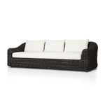 Messina Outdoor Sofa Venao Ivory Angled View Four Hands