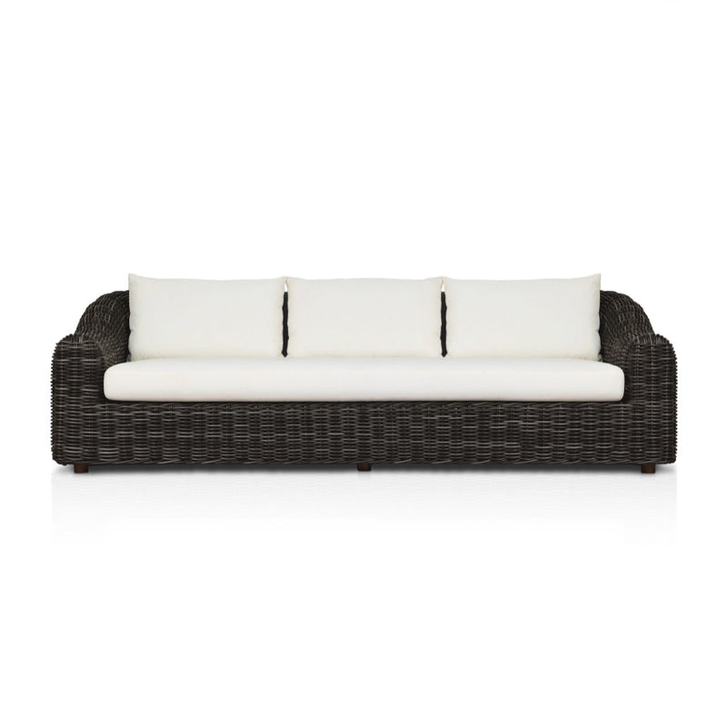 Messina Outdoor Sofa Venao Ivory Front Facing View 233661-003