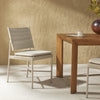 Miller Outdoor Dining Chair Faye Sand Staged View Four Hands