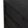 Four Hands Millie 6 Drawer Dresser Drifted Matte Black Veneer Handles