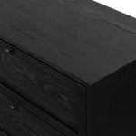 Millie 9 Drawer Dresser Drifted Matte Black Veneer Top View 233091-001