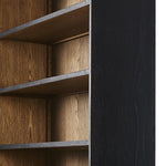 Millie Bookcase Drifted Matte Black Shelving 247002-003